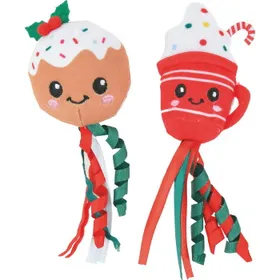 Meilleurs prix pour FIT+FUN Jouet de Noël bruissant pour chat 2 pièces