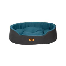 Comparer les prix de Lit pour chien et chat - FERPLAST - Dandy 65 - 65 x 46 x h17 cm - Ovale - Gris