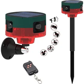 Meilleurs prix pour Alarme anti-aboiements chien détecteur mouvement 129 dB extérieure télécommande sans fil 13 sons XVX