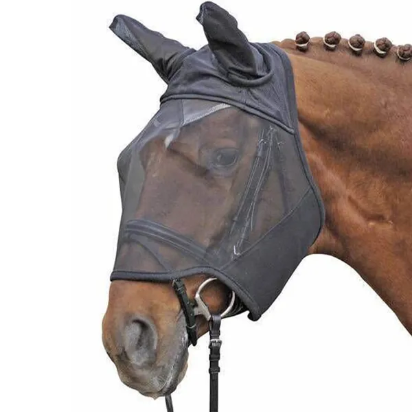 Masque anti-mouches pour cheval HKM – photo 2