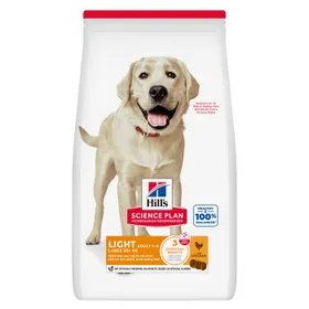 Meilleurs prix pour Hill's Croquettes pour chien Science Plan, Adult, grande race, Light, au poulet 2x18 kg