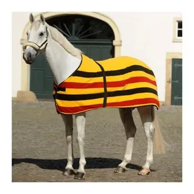 Comparer les prix de Couverture polaire pour cheval Kavalkade Germany 0g - schwarz-rot-gold - 135 cm