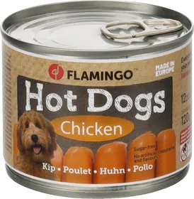 Comparer les prix de Saucisses savoureuses hot dog pour chien Flamingo - Boeuf - 12pcs - 12 x 120g