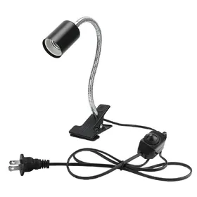 Comparer les prix de Lampe chauffante rotative à 360 degrés, température réglable, pour tortue, lézard, poisson, reptile, base avec pince gray