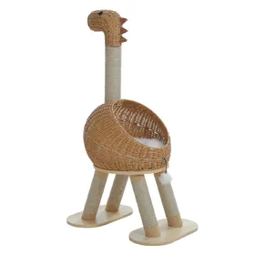 Comparer les prix de Arbre à Chat Moderne en Forme de Dinosaure 116 cm