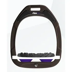 Comparer les prix de Étriers Incliné Ultra Grip Marron/Blanc/Violet Flex-On Green Composite