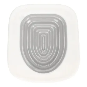 Meilleurs prix pour Kit d'apprentissage de la propreté pour chat Professionnel Sûr Apprentissage de la propreté pour chat Siège de toilette urinoir avec rainure pour chat gris
