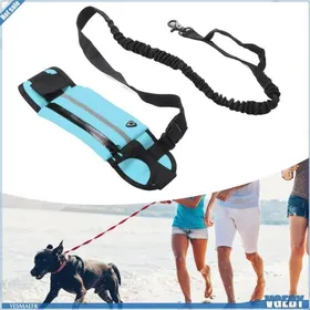 Comparer les prix de Laisse de course pour chien - VGEBY - Sac banane élastique - Mains libres - Réfléchissant - Ajustable