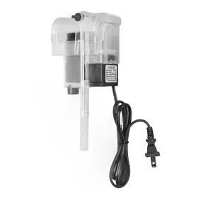 Meilleurs prix pour Filtre d'aquarium autonettoyant à cascade réglable Filtre suspendu d'aquarium pour aquarium white