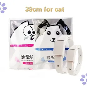 Meilleurs prix pour Collier pour chien et chat, anti-puces et anti-tiques, réglable, anti-parasitaire, en caoutchouc, anti-puces, accessoires pour animaux de compagnie~01598