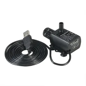 Comparer les prix de Decdeal Mini USB DC5V 4,8 W 300 L/H Lift 300 cm Pompe à eau sans balais ultra silencieuse étanche