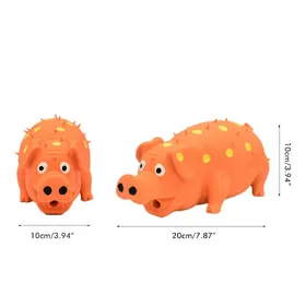 Comparer les prix de Jouet interactif à mâcher en forme de cochon couineur pour chien, en caoutchouc, pour petits, moyens et grands chiens Type 2