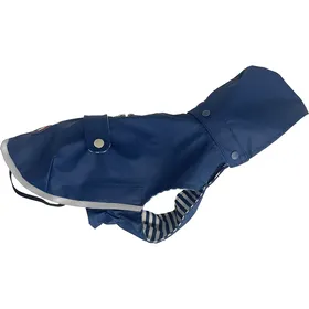Meilleurs prix pour Imperméable Saint Malo pour chien Bleu - Plusieurs tailles disponibles - T45 - 40 à 45cm
