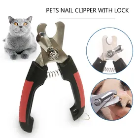 Comparer les prix de Tondeuse à ongles professionnelle pour chien de compagnie avec serrure Ciseaux de toilettage Tondeuses pour animaux Chats