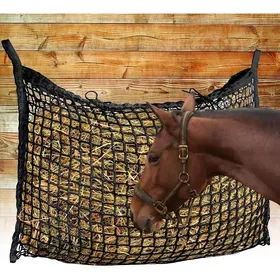 Meilleurs prix pour Sac à foin pour chevaux : râtelier à foincheval avec une grande capacité de chargenoirà mailles serréesextrêmement