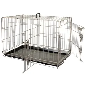 Comparer les prix de FLAMINGO Cage pour animaux Ebo Marron métallisé 61 x 43 x 50 cm 517580
