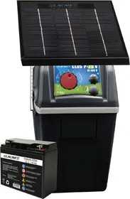 Meilleurs prix pour Électrificateur CLOS P25 avec panneau solaire et batterie, 12 volts 240 mj en sortie
