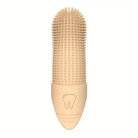 Comparer les prix de Brosse à dents pour chien, Brosse à dents à doigt à nettoyage 360° pour chiens, Brosse à dents à doigt pour chien en silicone de qualité alimentaire pour soins dentaires pour chiens et chats