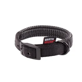 Meilleurs prix pour Collier droit Confort pour chien coloris noir - 1,6x35 cm