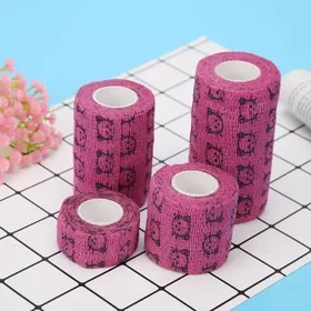 Comparer les prix de Bandage élastique auto-adhésif pour animal de compagnie - Chien - Rose - Doux et confortable