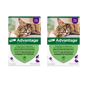 Meilleurs prix pour Advantage Pipettes antipuce pour chat - 4 kg