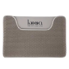 Comparer les prix de Kooa Tapis de litière à double couche Marshmallow 60x40x1,5cm pour chat