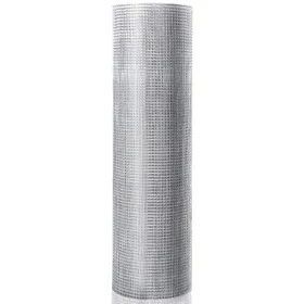 Meilleurs prix pour CostwayToile Métallique de 0,9m x 15m Grillage Métallique pour Enclos de Poulets de Calibre 23 Grillage pour Cage avec Ouvertures de 7mm x 7mm