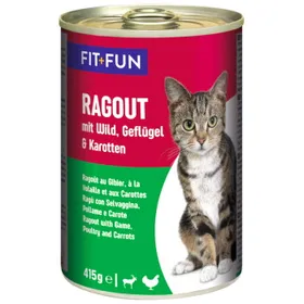 Meilleurs prix pour FIT+FUN Fit + Fun Ragoût Gibier, volaille et carottes 12x415 g