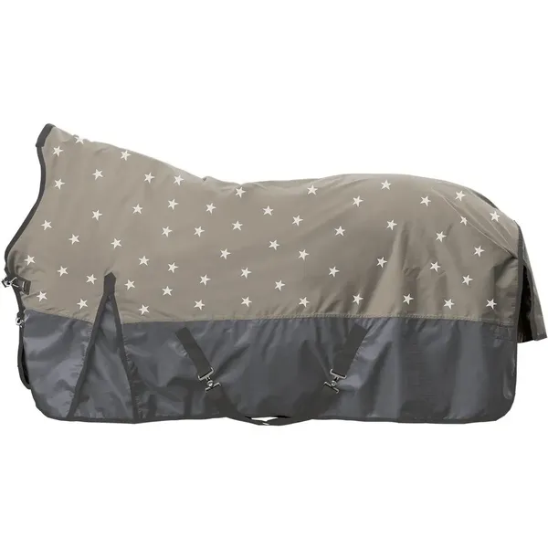Couverture d'extérieur pour cheval col haut HKM Cleveland Karo 600D – photo 4