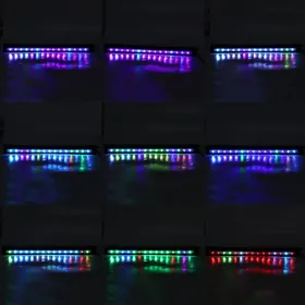 Comparer les prix de Tbest Lumière daquarium Barre lumineuse à bulles de bande lumineuse colorée LED polyvalente pour aquarium animalerie eclairage