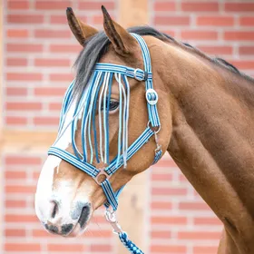 Comparer les prix de Frontalier anti-mouches avec boucles de Busse - Taille P - Bleu