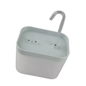 Comparer les prix de Mothinessto fontaine à boire pour chat Fontaine deau pour animalerie convalescence Corps transparent avec couvercle bleu gris