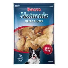Comparer les prix de 30 friandises Oreilles de bœuf naturelles Rocco - Friandises pour Chien