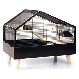 Meilleurs prix pour Beeztees Cage pour rongeurs Ayaz Noir 58x38x46 cm Métal