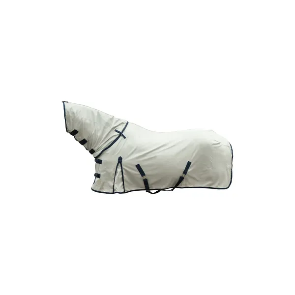 Couverture anti-mouches pour cheval avec couvre-cou amovibles HKM Rain II – photo 3