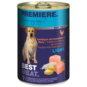 Comparer les prix de PREMIERE Best Meat Light Volaille & riz 6x400 g