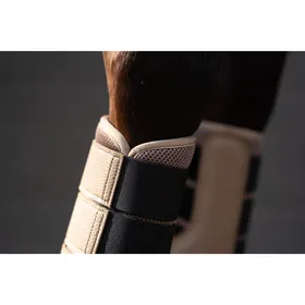 Comparer les prix de HKM Guêtres Comfort Breath taupe