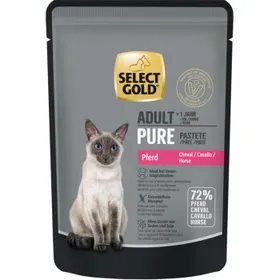 Meilleurs prix pour SELECT GOLD Pure Sachets de Pâtée Chat Adute Cheval 48x85 g