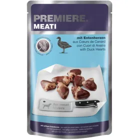 Comparer les prix de PREMIERE Meati Pouch Adult Cœur de canard 5x500 g