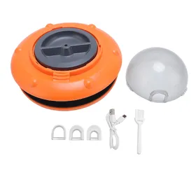 Meilleurs prix pour Jouet Distributeur de Friandises Interactif Électrique pour Chat avec Balle à Clochette Détection Intelligente Distributeur de Friandises pour Chat pour Ennui orange
