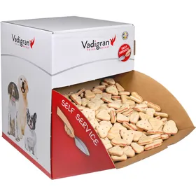Comparer les prix de Snack chien Biscuits Duo Hearts 10kg