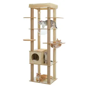 Comparer les prix de Arbre à Chat en Bois 180 cm pour Grands Chats
