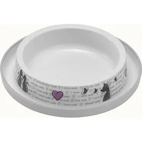 Meilleurs prix pour Gamelle pour chat anti-fourmis - FLAMINGO - coloris:Cat in Love