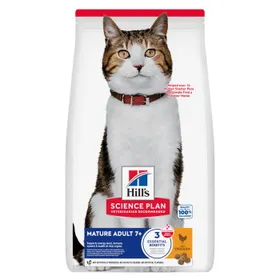 Comparer les prix de Hill's Science Plan croquettes pour chat, Mature Adult, Poulet 10 kg