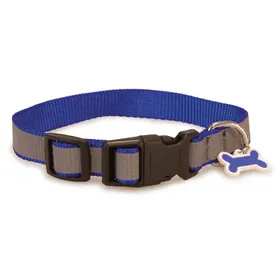 Comparer les prix de Arquivet Collier En Nylon Réfléchissant Bleu 15-22Cm X 10Mm