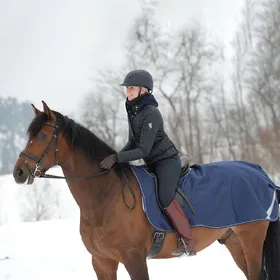 Meilleurs prix pour Bucas Riding Rug - Marine/Argent