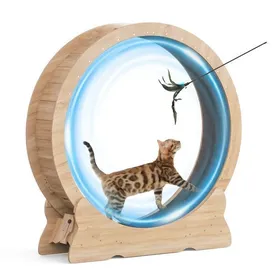 Comparer les prix de Mondeer Roue dexercice  - 110cm - Grand Tapis de Course - Jouet  - Silencieux