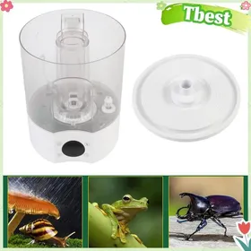Meilleurs prix pour Tbest Brumisateur pour reptiles Reptile Fogger Compact Silencieux Contrôle Efficace De LHumidité animalerie habitat Prise UE