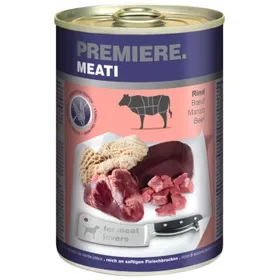 Comparer les prix de PREMIERE Meati nourriture humide pour chien, adulte Bœuf 6x400 g