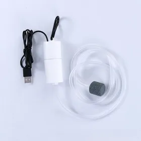 Comparer les prix de Pompe à Oxygène Mini USB Silencieuse Portable Pompe à Air pour Aquarium Rechargeable Pierre à Air d'Aquarium Pour Pisciculture Fournitures d'Aquarium white